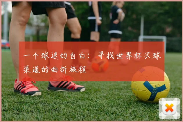 一个球迷的自白:寻找世界杯买球渠道的曲折旅程